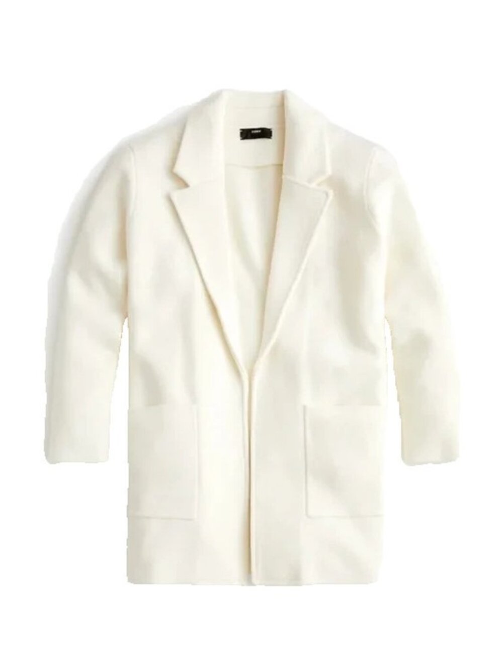 NWT J.Crew Sophie in Ivory Open-Front Sweater Blazer Cardigan M $138